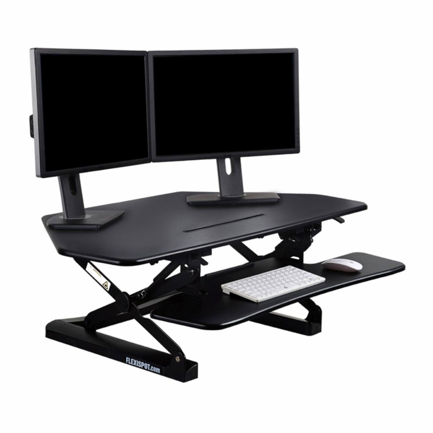 FlexiSpot Adjustable Corner Standing Desk Riser Black PEY2_E1YJE11