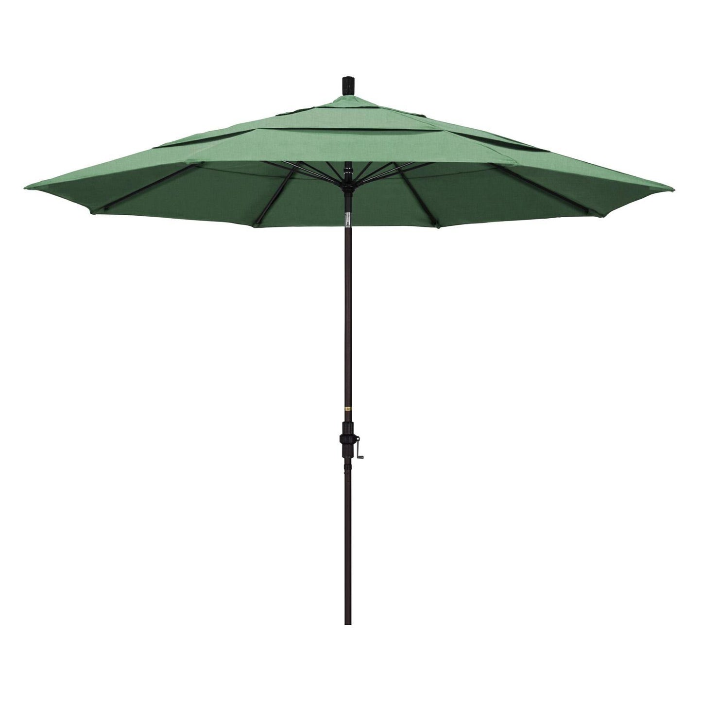 California Umbrella 11-ft. Fiberglass Double Vent Pacifica Fabric Tilt Market Umbrella Pacifica Spa TCH0_O1ASV74