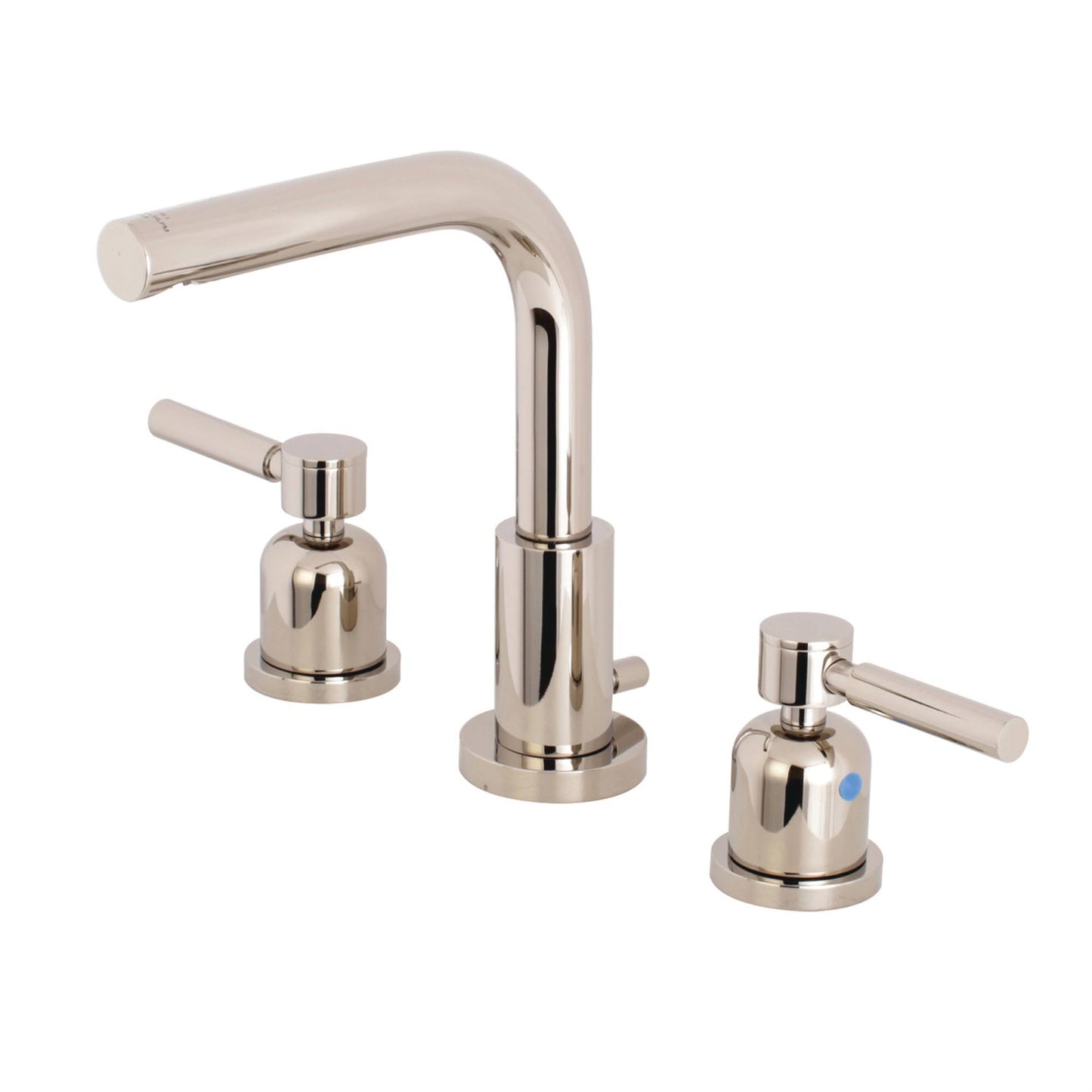 Kingston Brass FSC8959DL 8x22 Widespread Bathroom Faucet, Polished Nickel BSR8_Q4GDF80