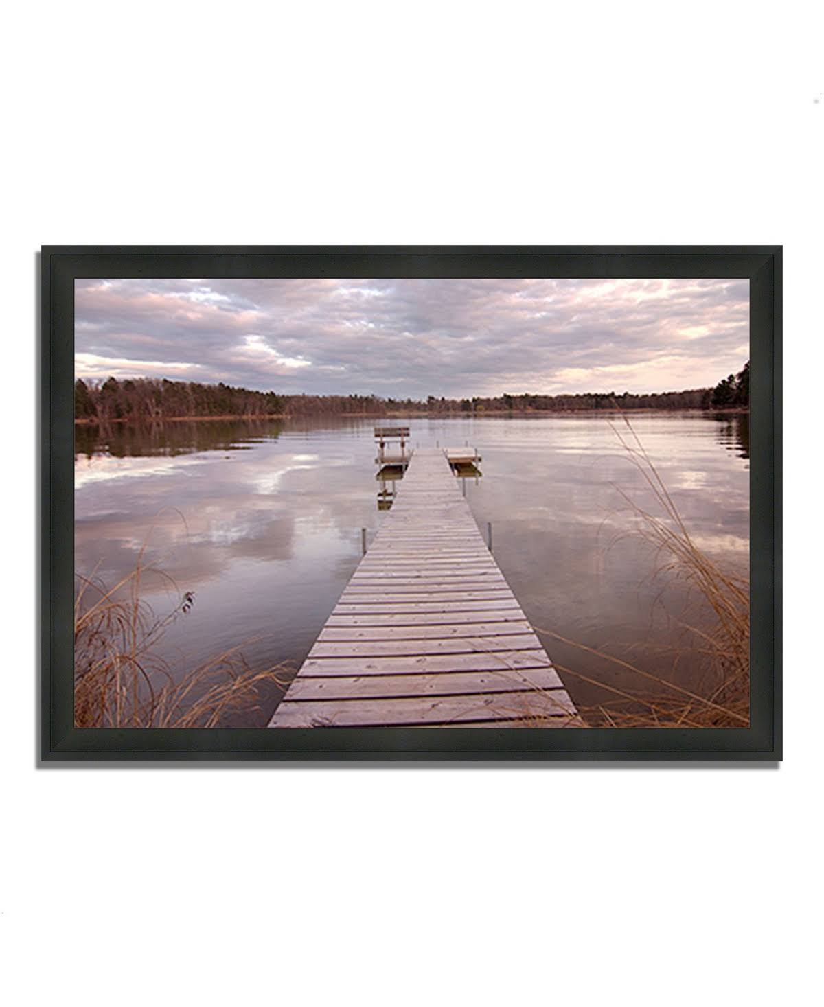 Tangletown Fine Art 27x22 x 39x22 Lake Edna Framed Photograph Print FQN8_H4YEC62