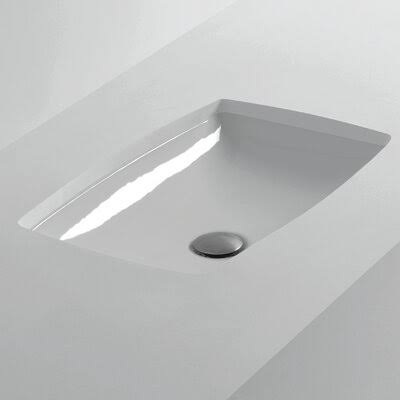 WS Bath Collections H10 Rectangular Undermount Bathroom Sink RRL2_N4HXG02