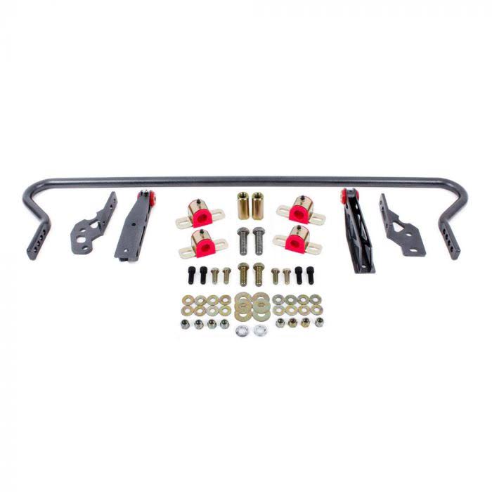 BMR SB042H Mustang Sway Bar Kit Rear Adjustable Hollow 25mm Black Hammertone 2005 COT2_Z7ASD39