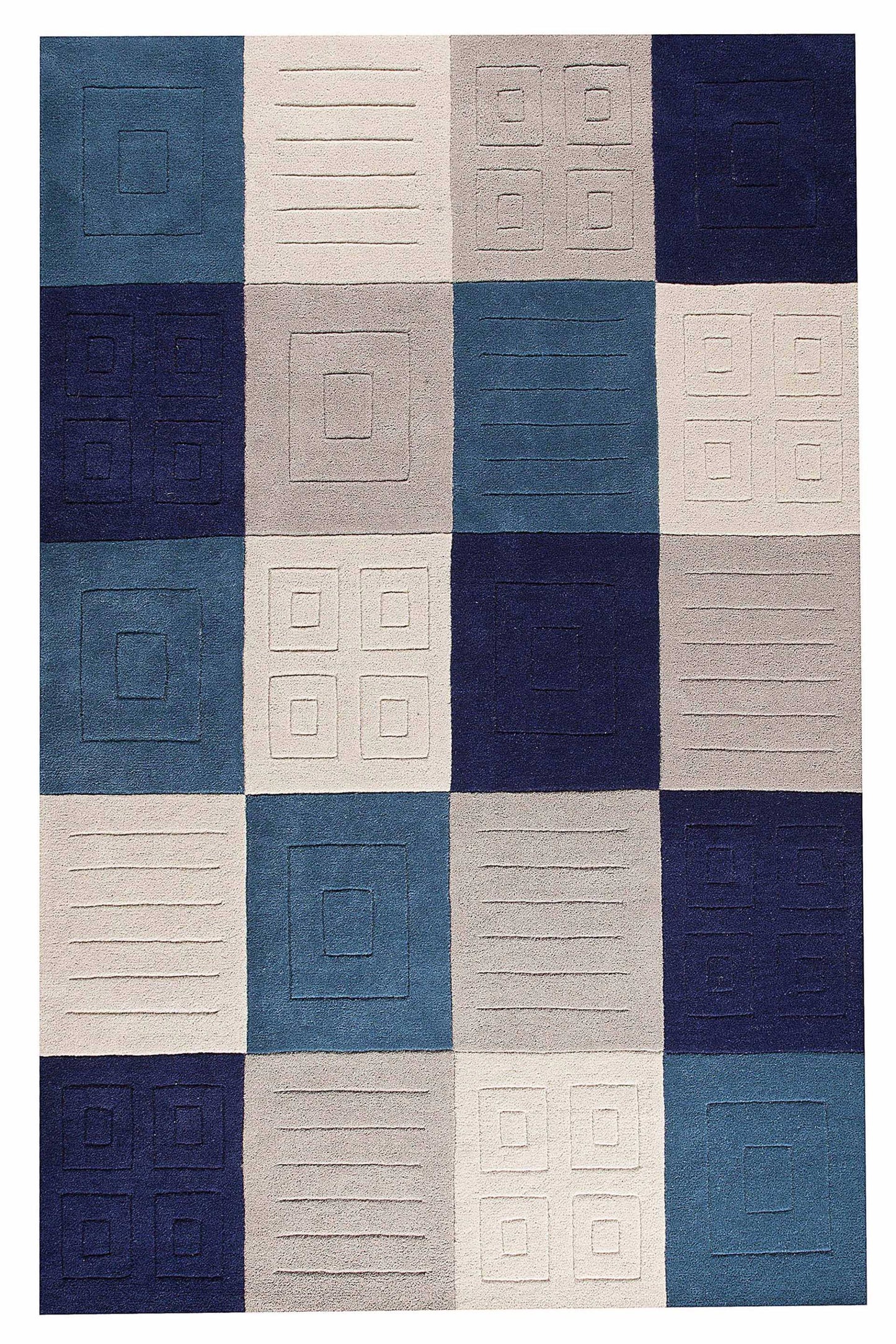 Mat Orange Cuadro Area Rug - Blue Grey 5&0x22x7&0x22 GMD8_Y9OXO83