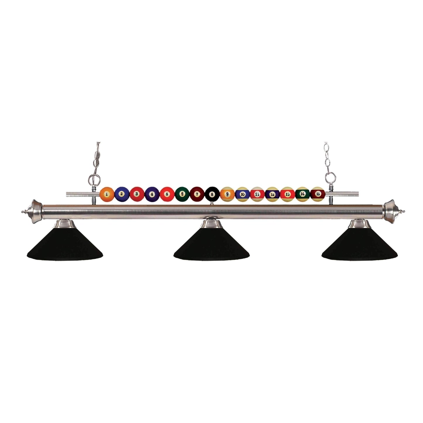 Z-Lite Shark 3 Light Billiard Light 170BN-MMB NWR0_C8GML28