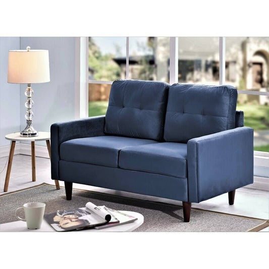 Brothir Velvet Loveseat - Blue GLR1_I1WBT76