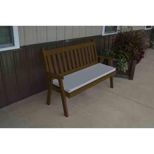 Pine 4& Traditional English Garden Bench - Coffee KMV6_H4HXR25