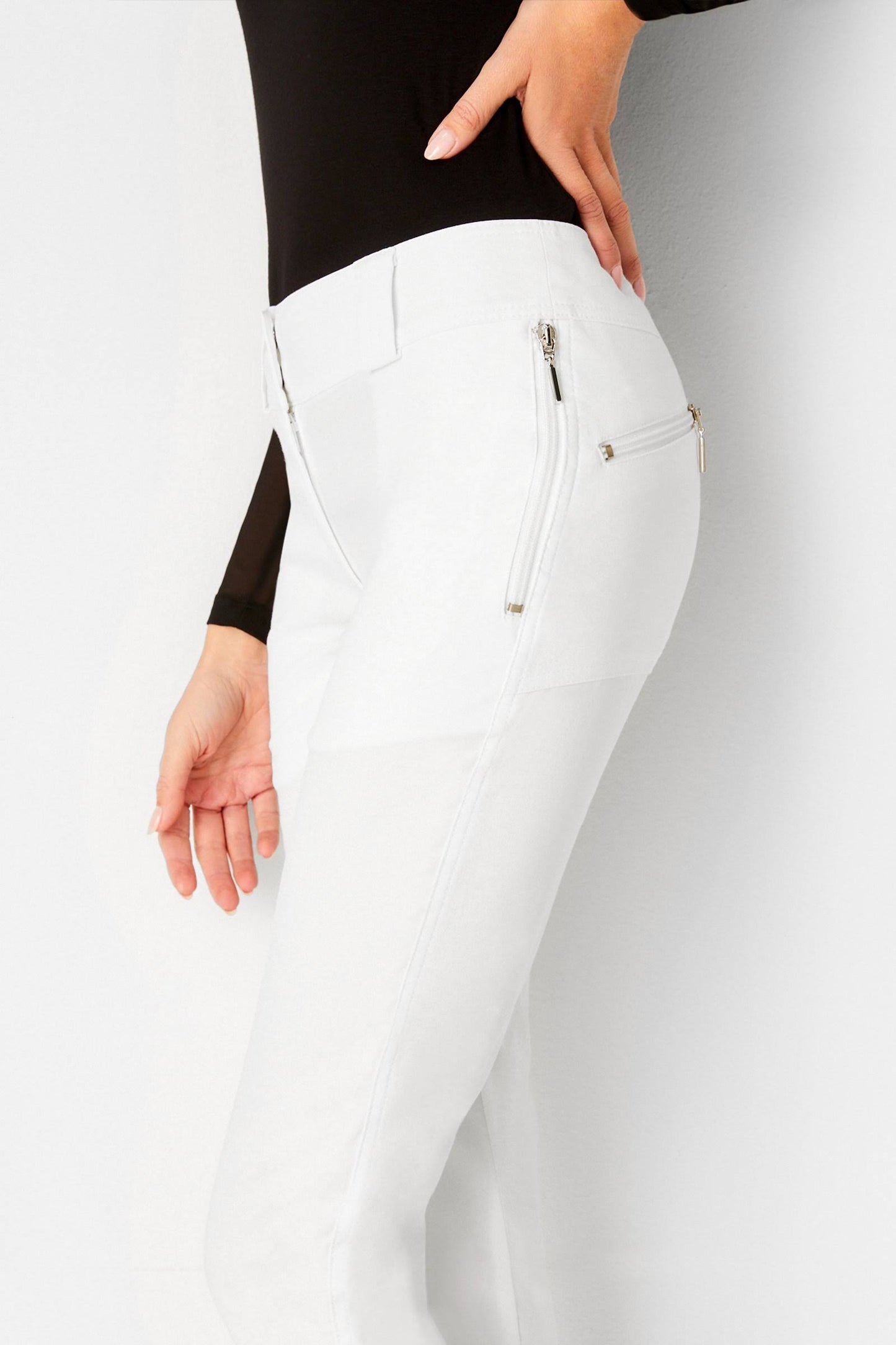 Susan Skinny Ankle Pant | White / XL | Best Womens Travel Clothing AJE5_C8XYN43