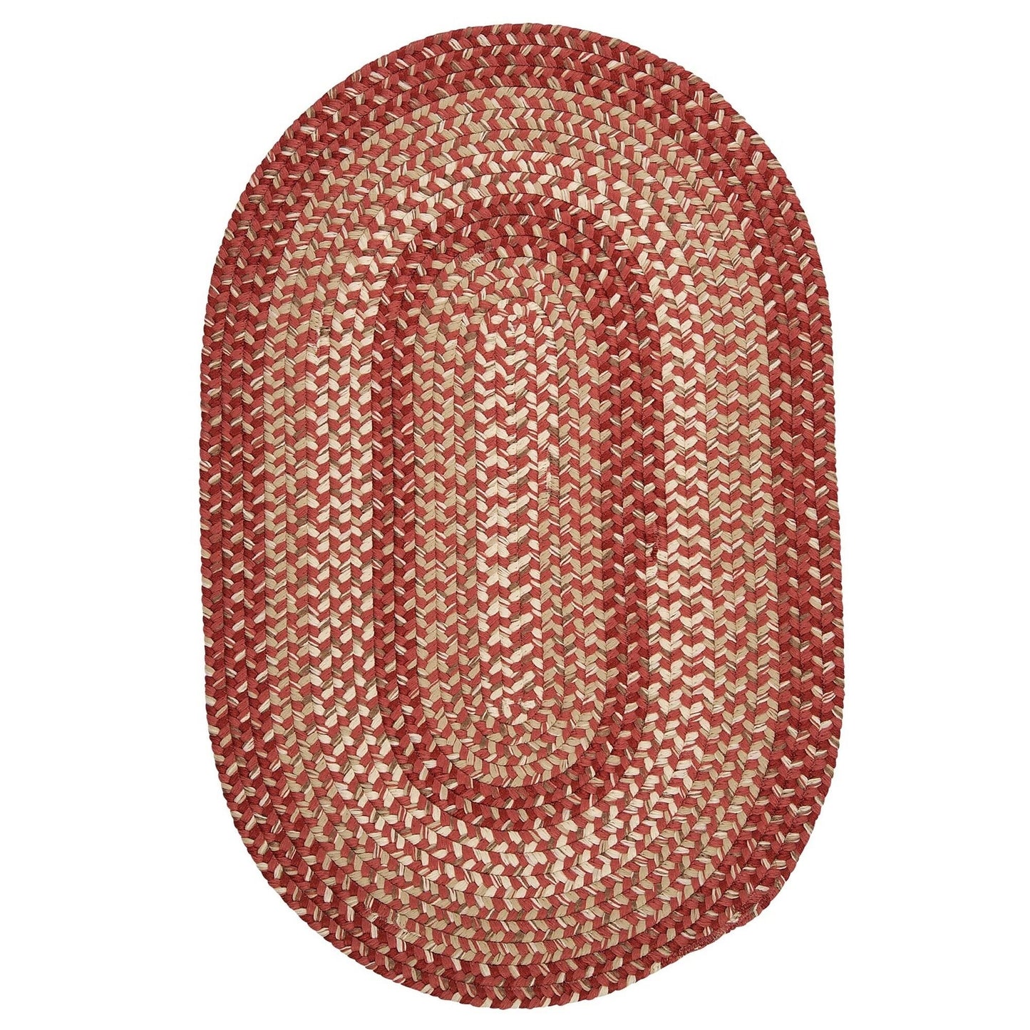 Colonial Mills Braxton Red Rug - 2 ft x 9 ft Runner Oval IBD6_B6XSD96