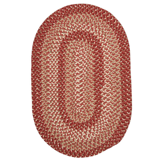 Colonial Mills Braxton Red Rug - 2 ft x 9 ft Runner Oval IBD6_B6XSD96