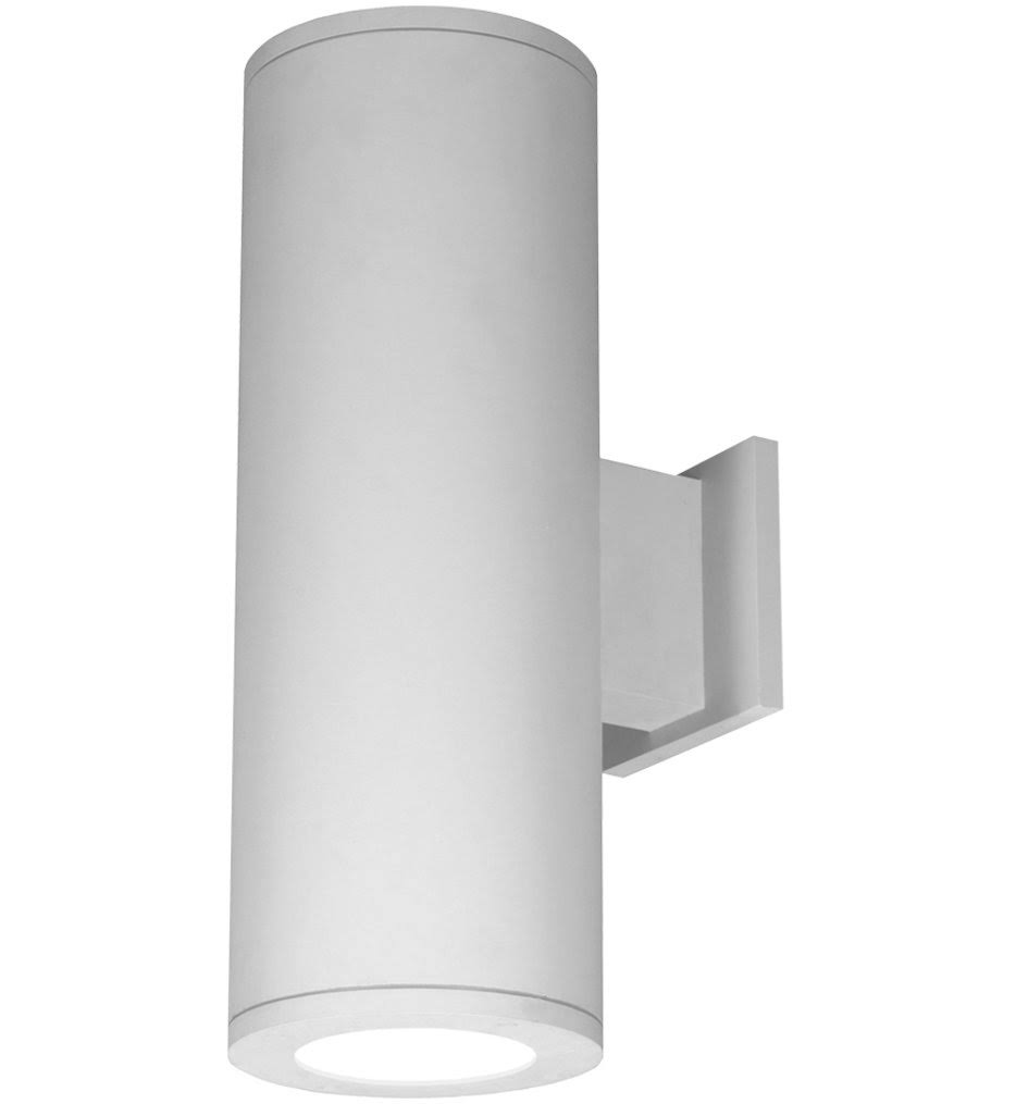 WAC Lighting DS-WD06-F40A-WT Tube Architectural LED 18 inch White Outdoor Wall Sconce OHB7_X0JWT55