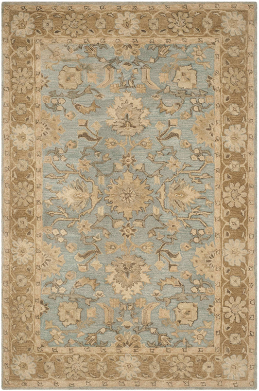 Safavieh 8& x 10& Anatolia AN585D Light Blue / Taupe Rug LJY5_J8YKO99