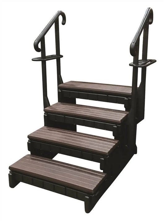 Leisure Accents Signature 4 Tread Spa Steps Color: Espresso ZUQ5_K6CCD14