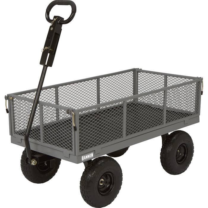 Bannon 51206 Industrial-Grade Steel Wagon - 800 lbs Capacity, 40. 25 x 20. 50 inch - 10 inch Tires BTS4_A9DTM90