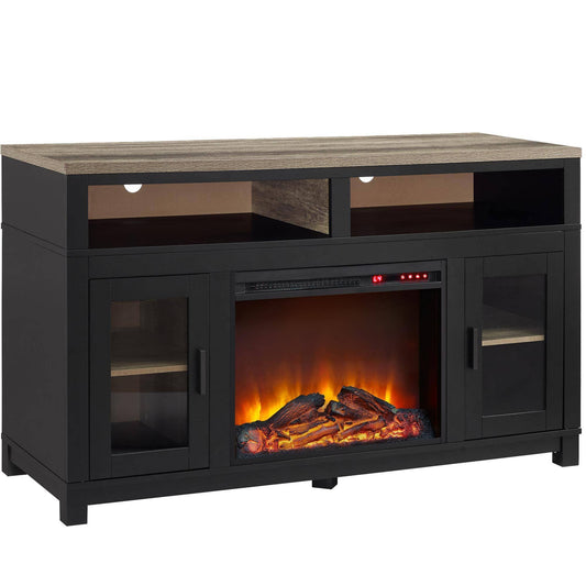 Paramount Electric Fireplace TV Stand for TVs Up to 60x22 Wide - Black - Room  Joy FXH8_S1JKC49