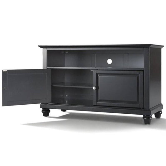 Pemberly Row Wood 42x22 TV Stand in Black - PR-4753-253746 DXL4_V7UOP33