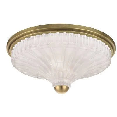 Paris 2-Light Flush Mount Hudson Valley Lighting 2513-PN RTG2_O7XGG00