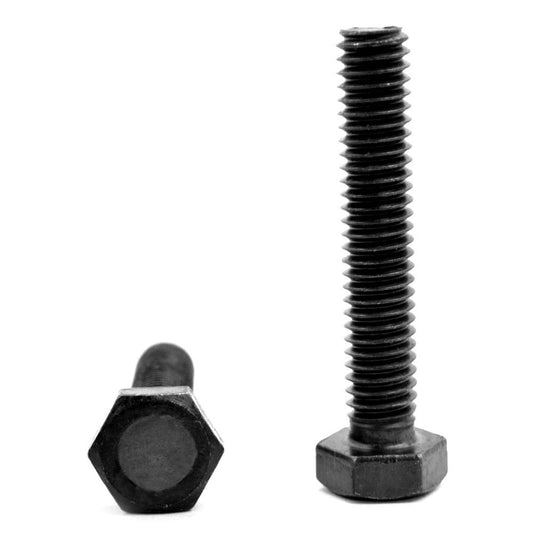 1-8 x 3 1/2 (FT) Coarse Thread Grade 8 Hex Tap (Full Thread) Bolt Alloy Steel Thermal Black Oxide DWN7_C5XDK60