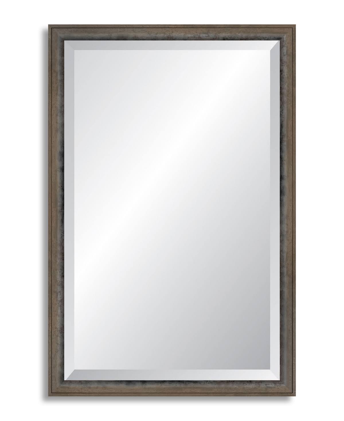 Reveal Frame  Decor Robust Foundry Steel 23.6x22 x 36.6x22 Beveled Wall Mirror GKL1_R7BGW72