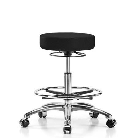 Perch Chairs  Stools Height Adjustable Medical Stool with Foot Ring, Black ZYV2_E5TDR72