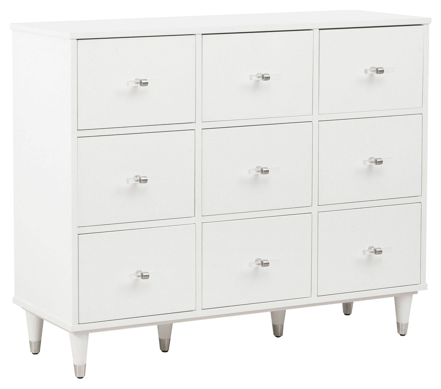 DS-D374-008A-B White Modern Glam Dresser GZI8_G0FUT07