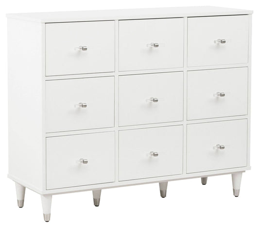 DS-D374-008A-B White Modern Glam Dresser GZI8_G0FUT07