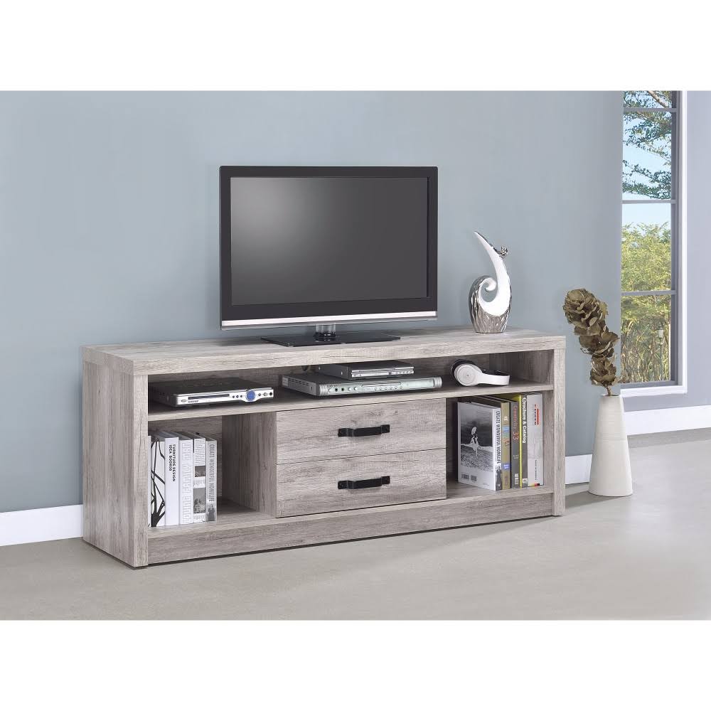 Maxpower 23.5 x 59 x 15.5 in. Fantastic Gray Driftwood TV Console ELJ4_F7ZCS24