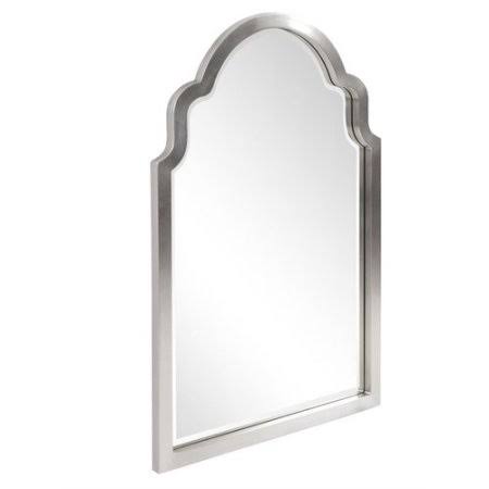 Willa Arlo Interiors Clariandra Silver Arched Wall Mirror MAH4_V0CQI20