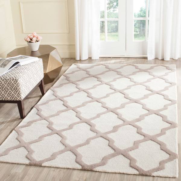 Safavieh Cambridge Ivory  Beige 11&-6x22 x 16& Rug YGF3_T1PAM45