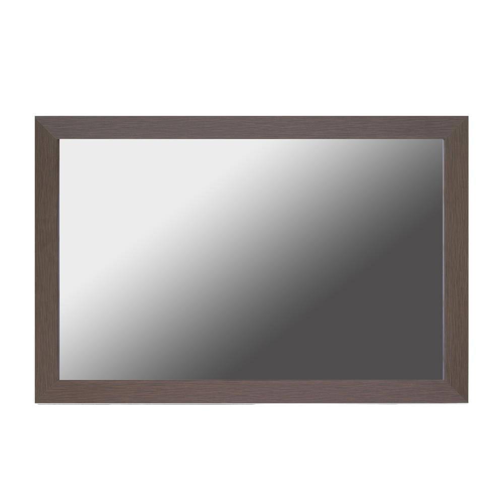 Gardner Glass Products 24-in W x 30-in H Espresso MDF Modern/Contemporary Mirror Frame Kit (Hardware Included) in Brown | 15059 IHN5_A2MAM22