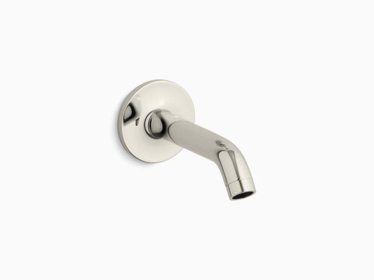 Kohler 14426-SN Purist Wall-Mount Non-Diverter Bath Spout, 35-Degrees - Vibrant Polished Nickel RUJ3_K3YEZ42