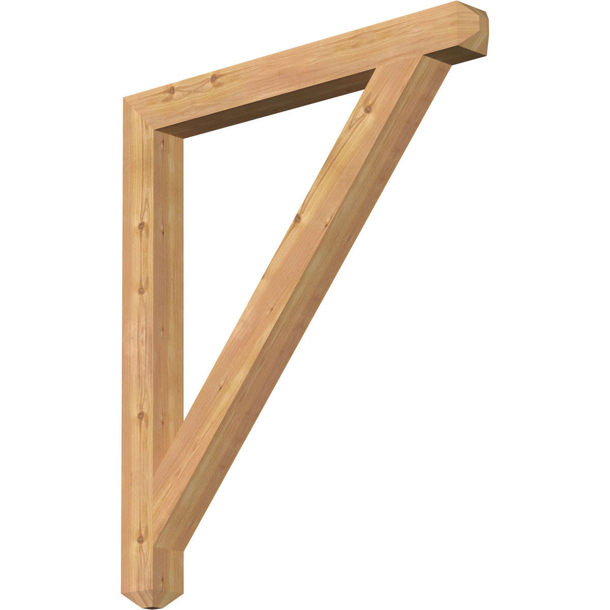 3 1/2x22W x 36x22D x 42x22H Traditional Craftsman Smooth BRACKET, Western Red Cedar JYB7_I1LED55