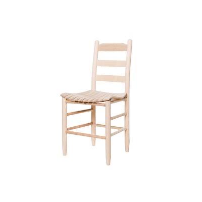 Thor Solid Wood Dining Chair Gracie Oaks Color: Unfinished ZYC0_L8HYJ49