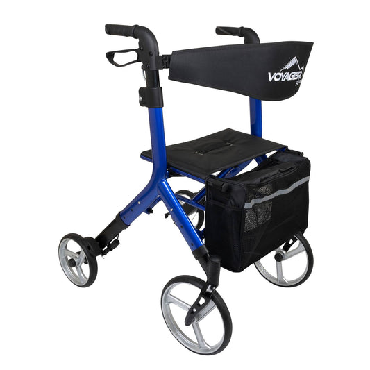 Voyager Euro-Style Rollator Cobalt Blue LZW4_Q6JLL81