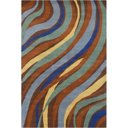 Latitude Run Saxon Hand Tufted Wool Area Rug EXB0_D5HYK70