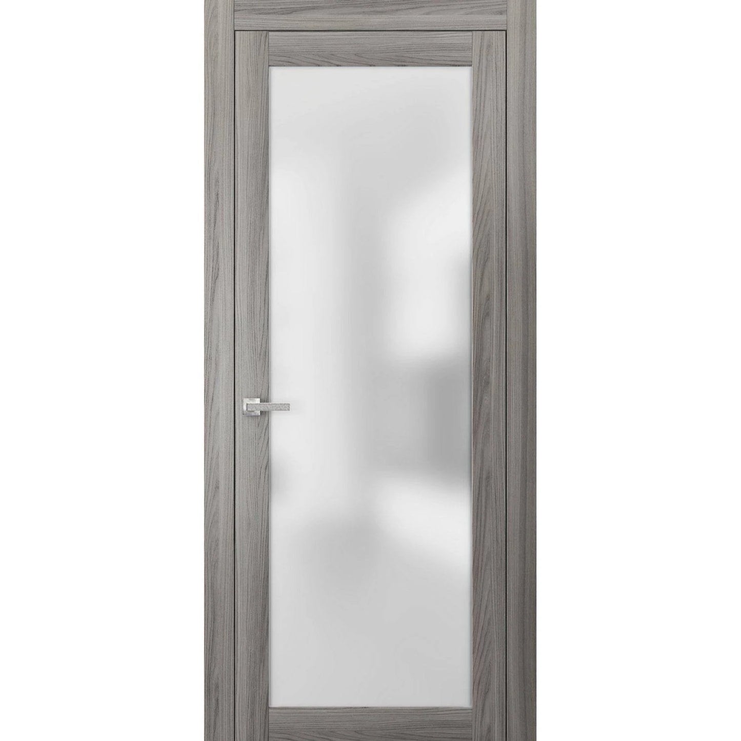 SARTODOORS Double Pocket Doors 84 x 80 with Frames | Quadro 4111 White Ash | Rail Hardware | MDF Sliding Closet UEZ0_B8JDU90