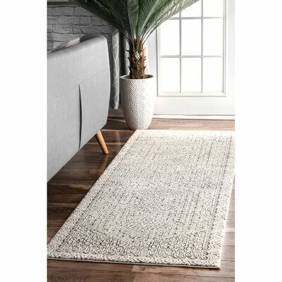 Kline Light Gray Area Rug Bloomsbury Market Rug Size: Runner 2&6x22 x 6& UGA9_K1FUJ13