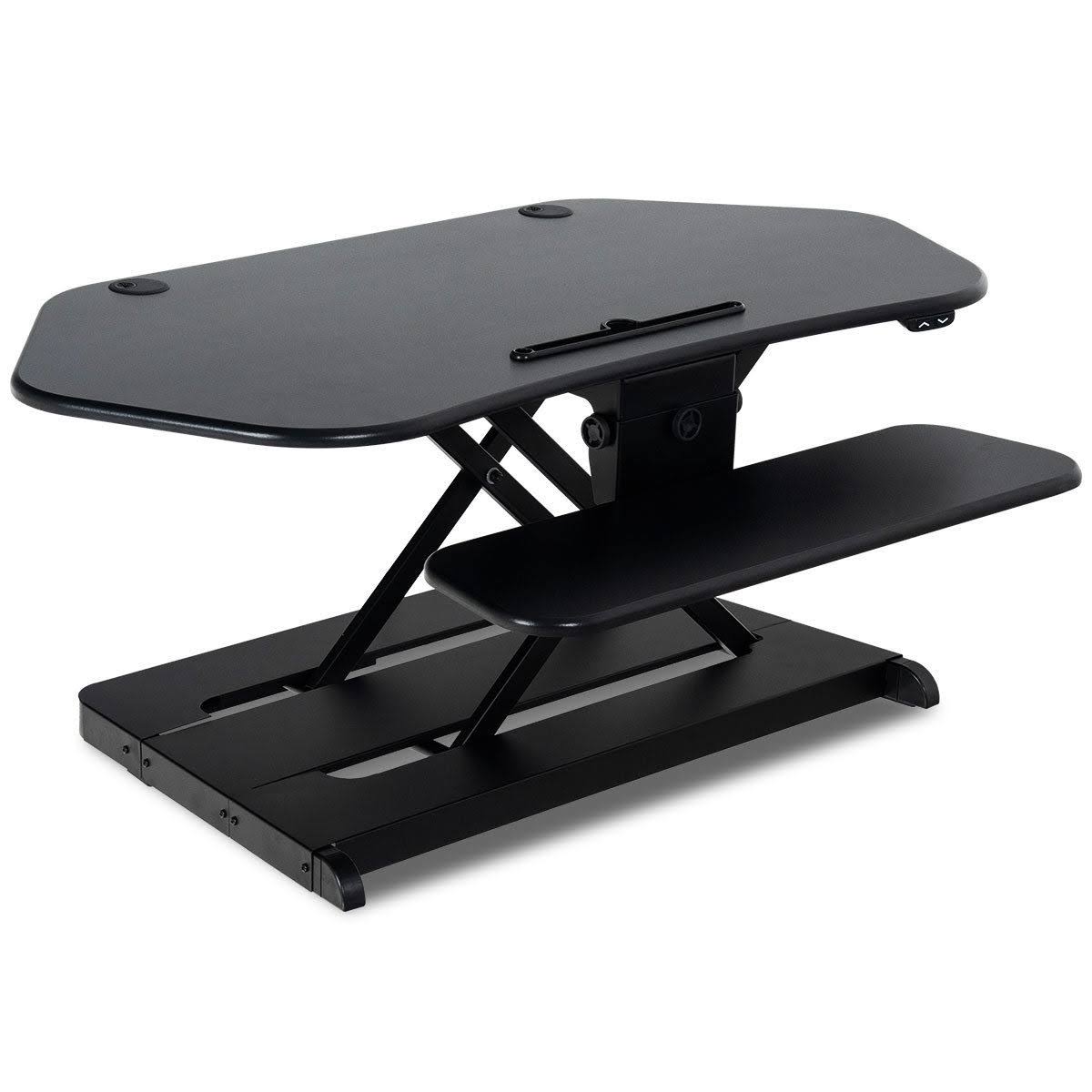 Costway Electric Standing Desk Height Adjustable Tabletop Sit to Stand - Black PMJ9_H6KKR11