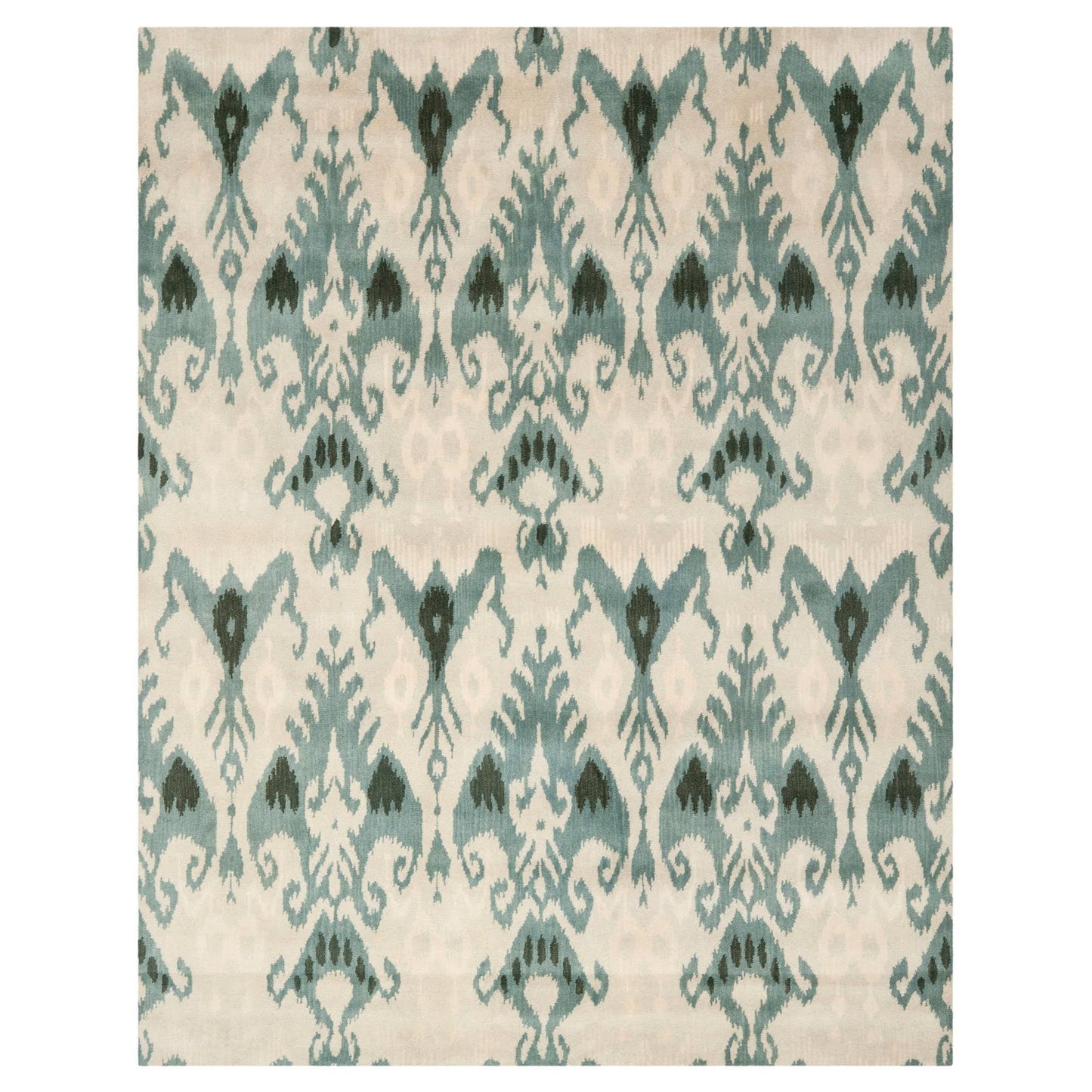 Safavieh 8& x 10& Ikat IKT216B Beige / Slate Rug WBO7_K6JWK18