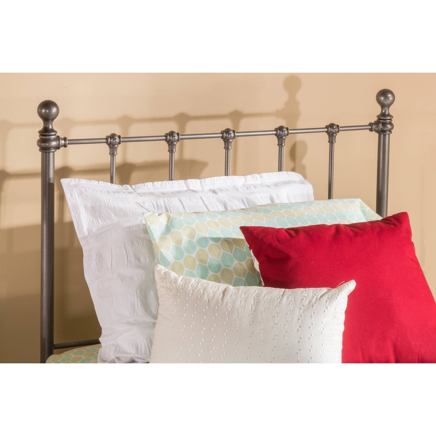 Copper Grove Balingen Traditional Black Steel Headboard and Frame - Queen HYX6_Y2GZR77