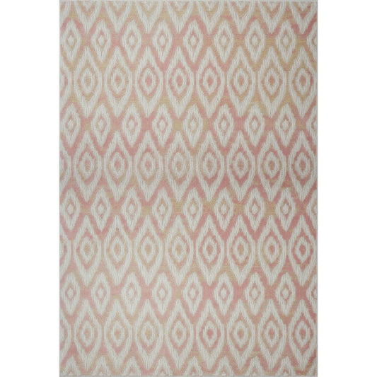 Ladole Rugs Bolivya Collection Geometric Soft Indoor Modern Area Rugs Carpet in Baby Pink, 7x10(6&5x22 x 9&5x22 (200cm x 290cm) GKS8_K5EDW08