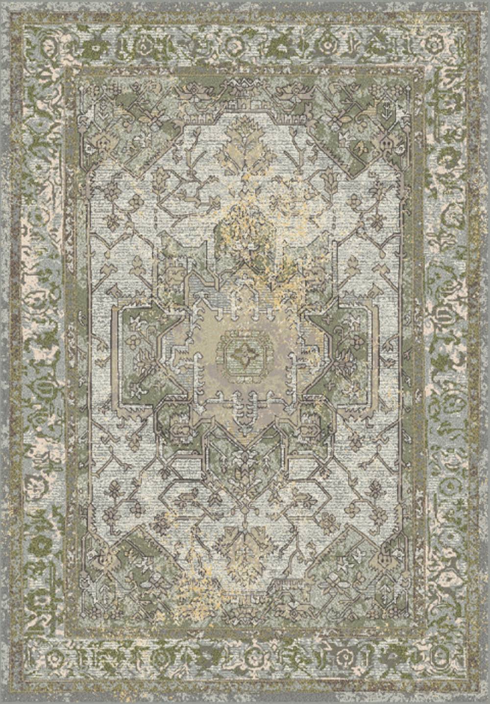 Dynamic Rugs 5&3x22 x 7&7x22 Grey/Green Horizon 988465 Area Rug VNW1_N5CEO38