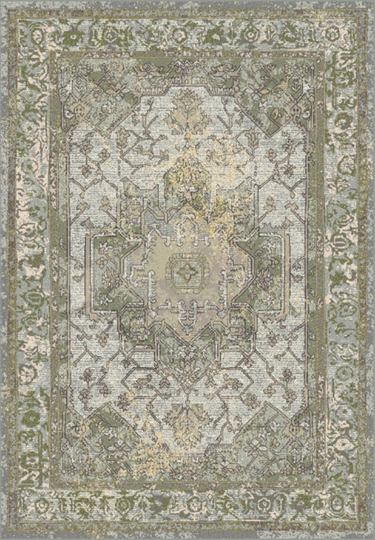 Dynamic Rugs 5&3x22 x 7&7x22 Grey/Green Horizon 988465 Area Rug VNW1_N5CEO38