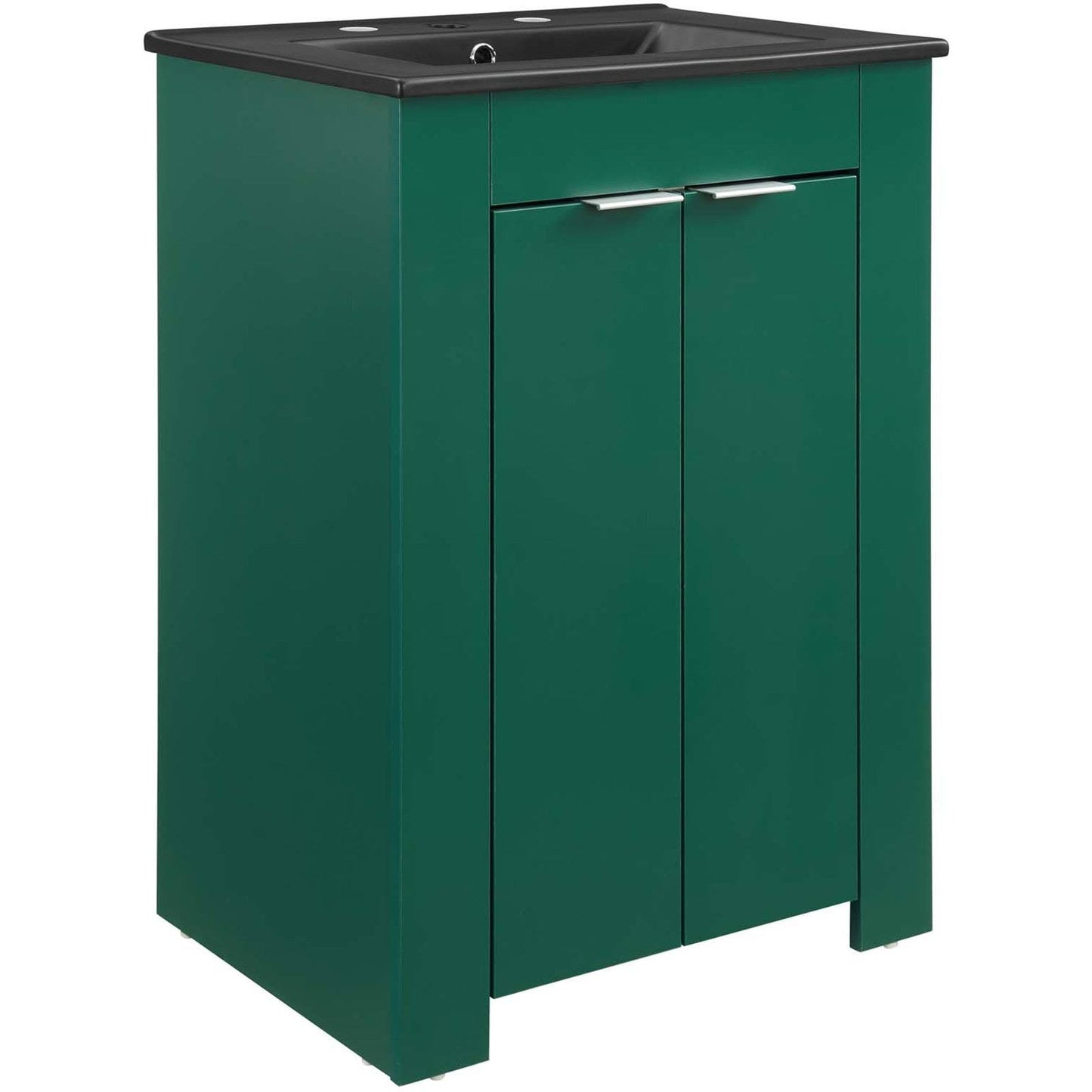 Modway Maybelle 24x22 Bathroom Vanity - Green Black FPO3_A5XRN49