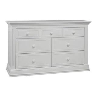 Little Dreamer Providence 7 Drawer Double Dresser in White QCL7_X3WCT99