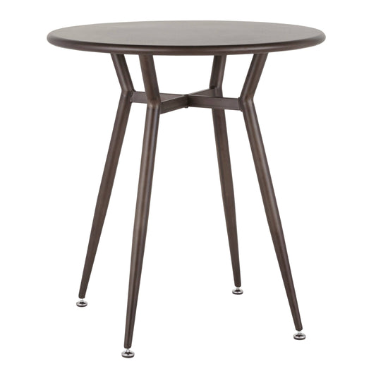 Carbon Loft Barton Industrial Round Dinette Table - Antique WLH7_K3BKQ68