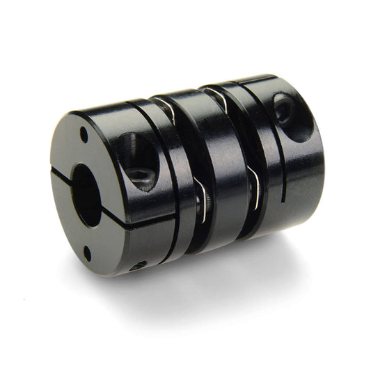 Ruland DCD36-16-10-A, 1x22 x 5/8x22 Double Disc Coupling, Aluminum, Clamp Style, 2.250x22 OD, 3.080x22 Length POJ7_H7JYT99