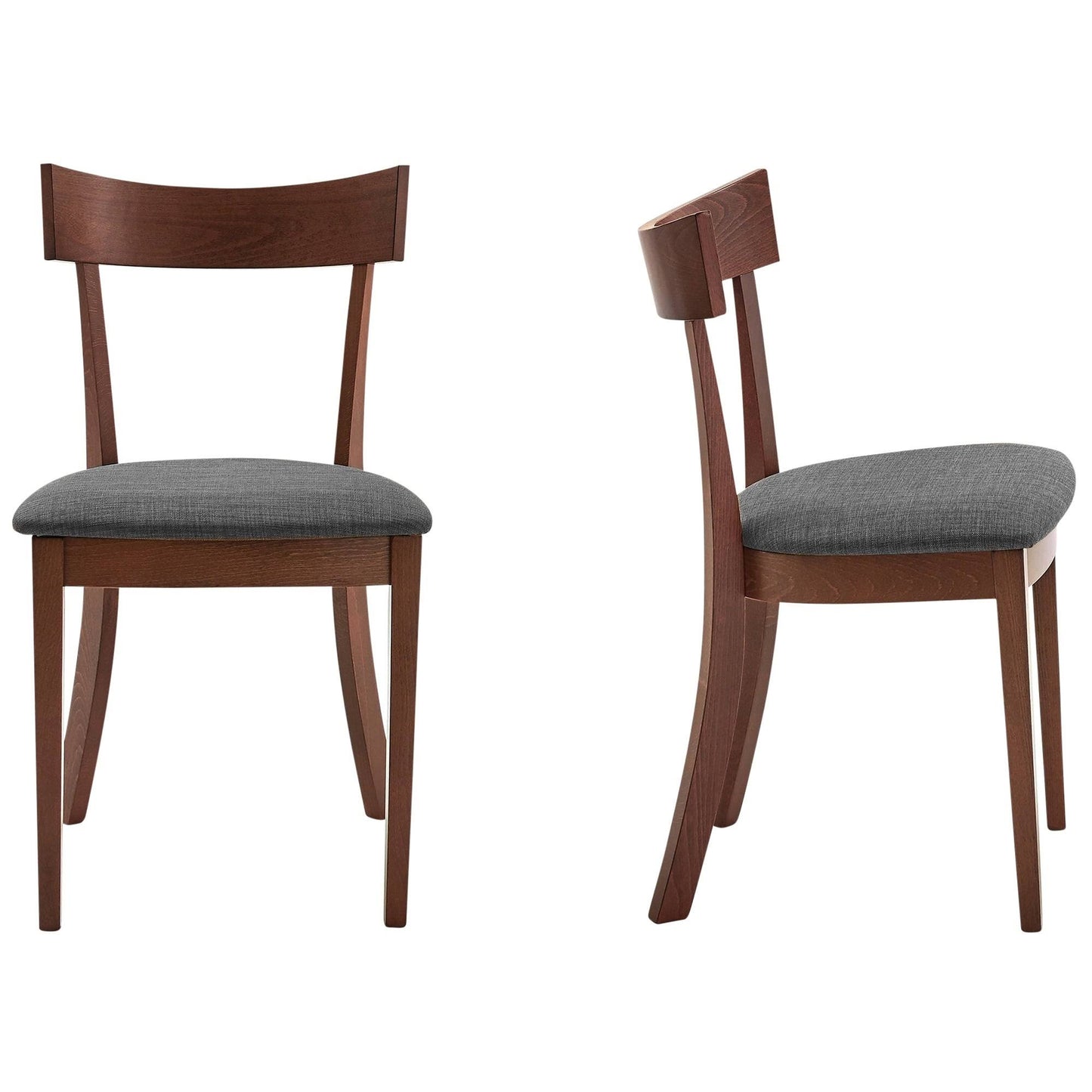 Set of 3 Brown and Gray Contemporary Side Chairs 32x22 LAX1_C6NMB53