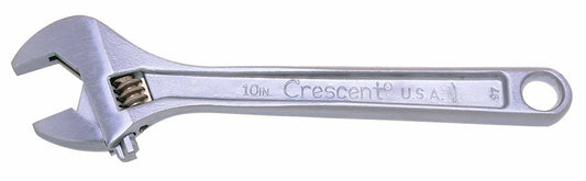 Crescent AC110 Adjustable Wrench with Plated Finish, 10-Inch FDX4_Q7XOK62