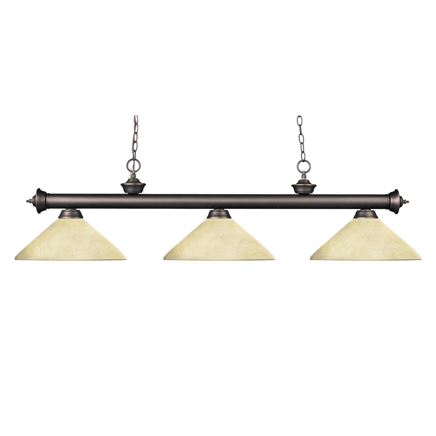 Riviera Olde Bronze 3 Light Billiard Light - Z-Lite 200-3OB-AGM14 CJO1_X4DPV97