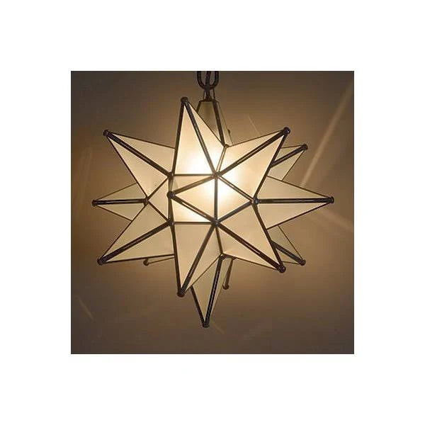 Quintana Roo 9640L-CD Glass Moravian Star Pendant MIQ9_P0GRH06